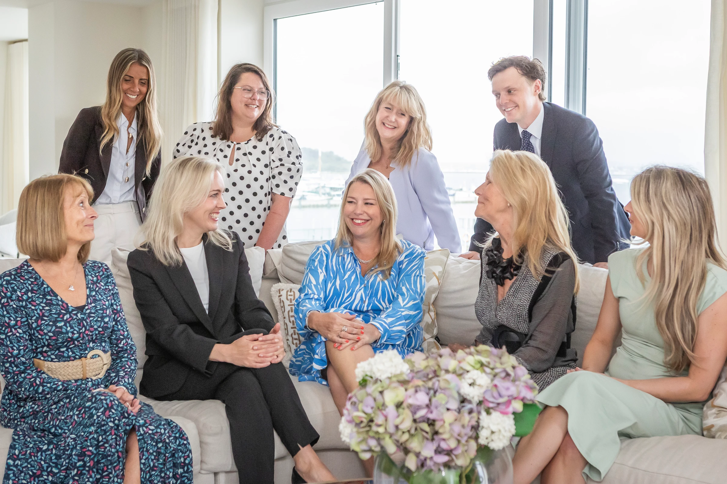 Philippa Sole team photo, estate agents in Poole. Arrange a valuation